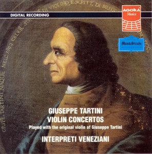Copertina album GIUSEPPE TARTINI-VIOLIN CONCERTOS
