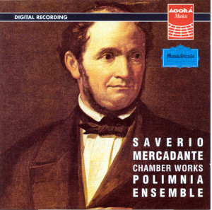 Copertina album SAVERIO MERCADANTE-CHAMBER WORKS